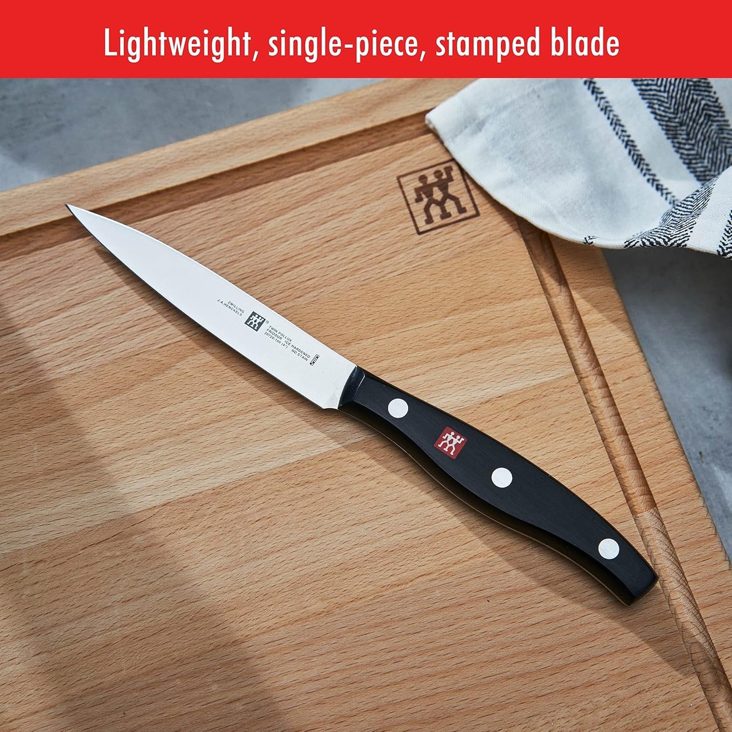 ZWILLING TWIN Signature 15 Piece Self Sharpening Knife Block Set Brown | German Stainless Steel Kitchen Knife Set