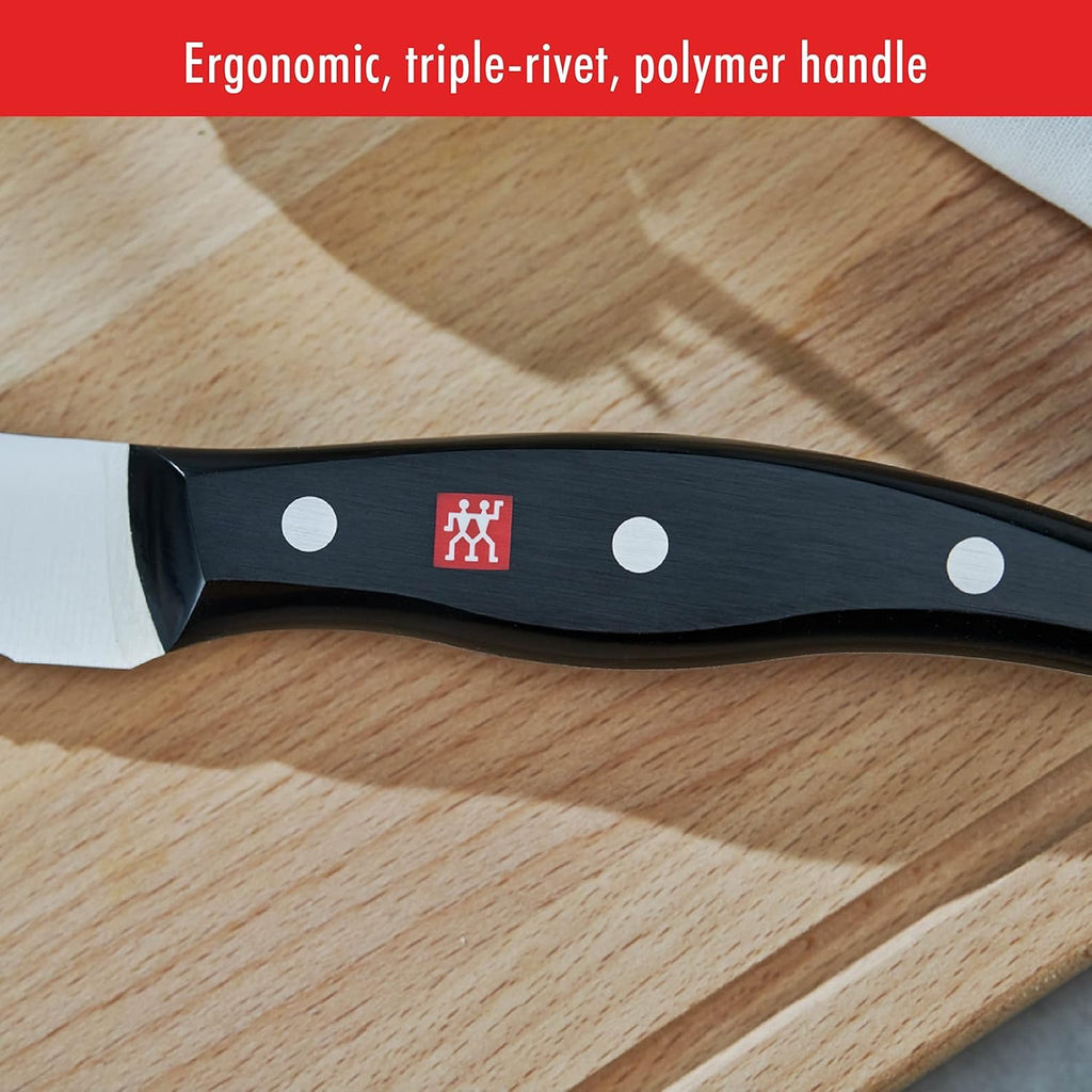 ZWILLING TWIN Signature 15 Piece Self Sharpening Knife Block Set Brown | German Stainless Steel Kitchen Knife Set