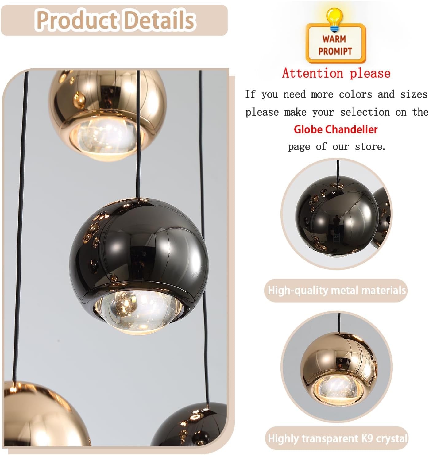 ykolupty 24 Light LED Staircase Chandelier Black Gold | Modern Crystal High Ceiling Entryway Lighting Dimmable 2700K-6000K