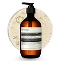 Aesop Reverence Aromatique Hand Wash 500mL | Woody, Earthy Gentle Exfoliating Cleanser