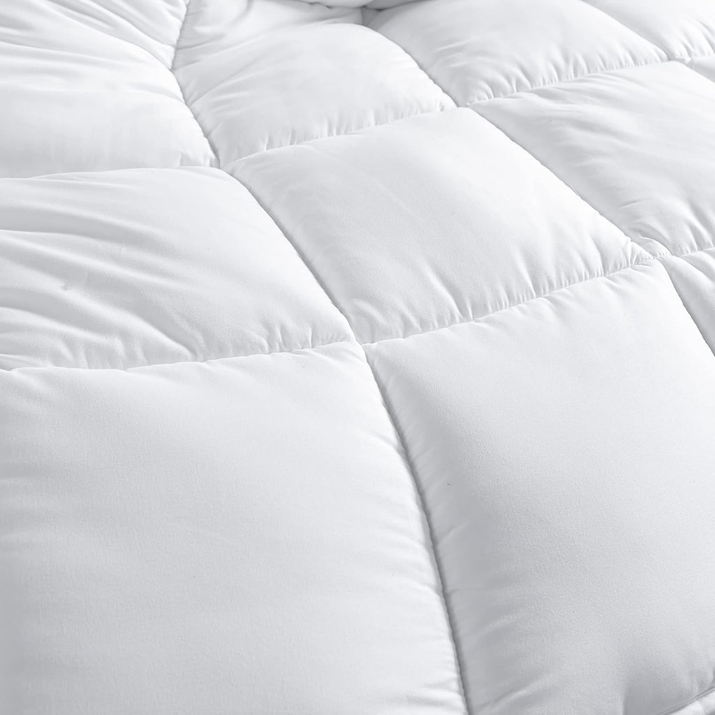 Extra Warm Down Alternative Comforter – Queen Size | Heavyweight All-Season Duvet Insert (90” x 90”)
