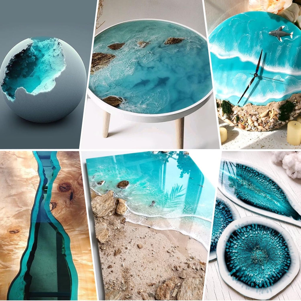 Crystal Clear Epoxy Resin 2 Gallon Kit | High Gloss 1:1 Art Resin for Countertops, Tables & Crafts