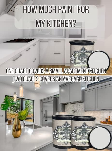 ALL-IN-ONE Paint by Heirloom Traditions Tapestry Quart | Khaki Brown Cabinet & Furniture Paint with Built-In Primer