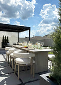 PURPLE LEAF 7-Piece Luxury Patio Dining Set | Aluminum Outdoor Dining Table & Chairs with Olefin Cushions
