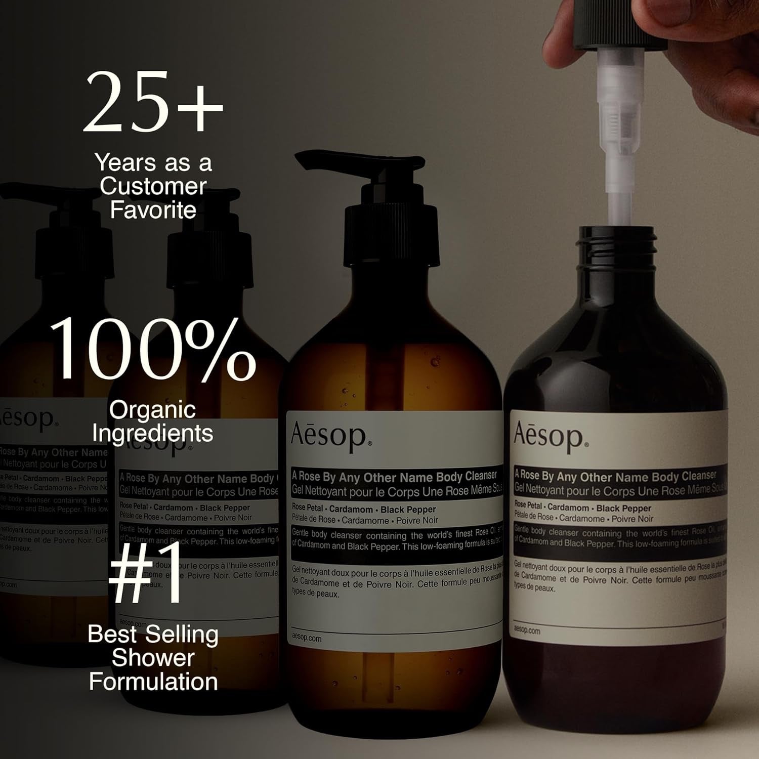 Aesop A Rose By Any Other Name Body Cleanser | 500 ml Botanical Shower Gel
