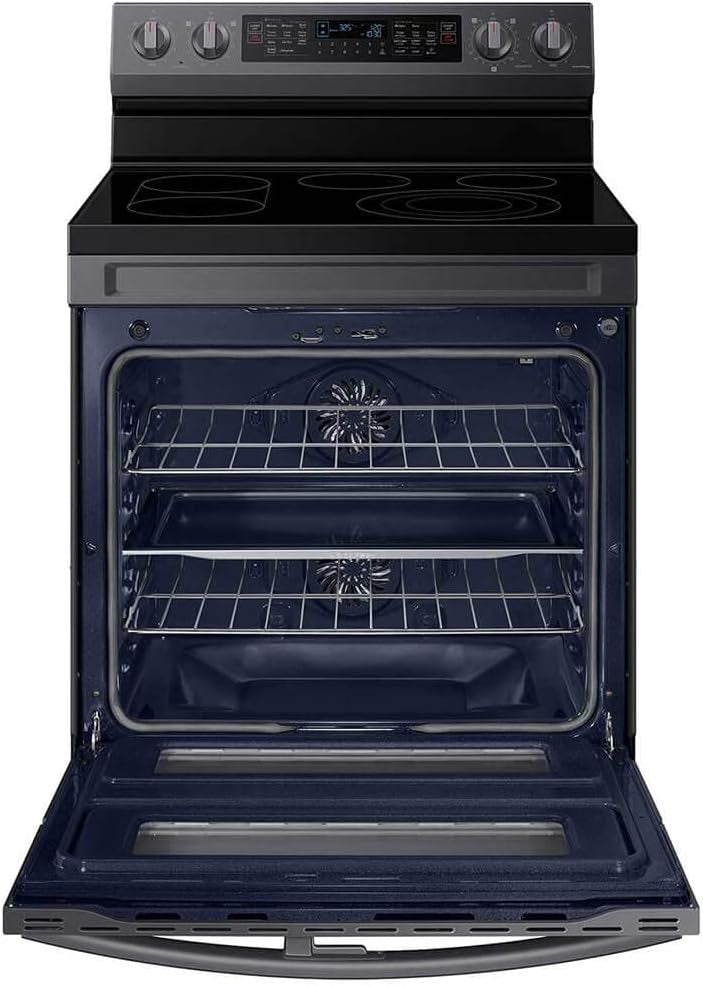Samsung NE63A6751SG 6.3 Cu. Ft. Smart Freestanding Electric Range | Black Stainless Steel