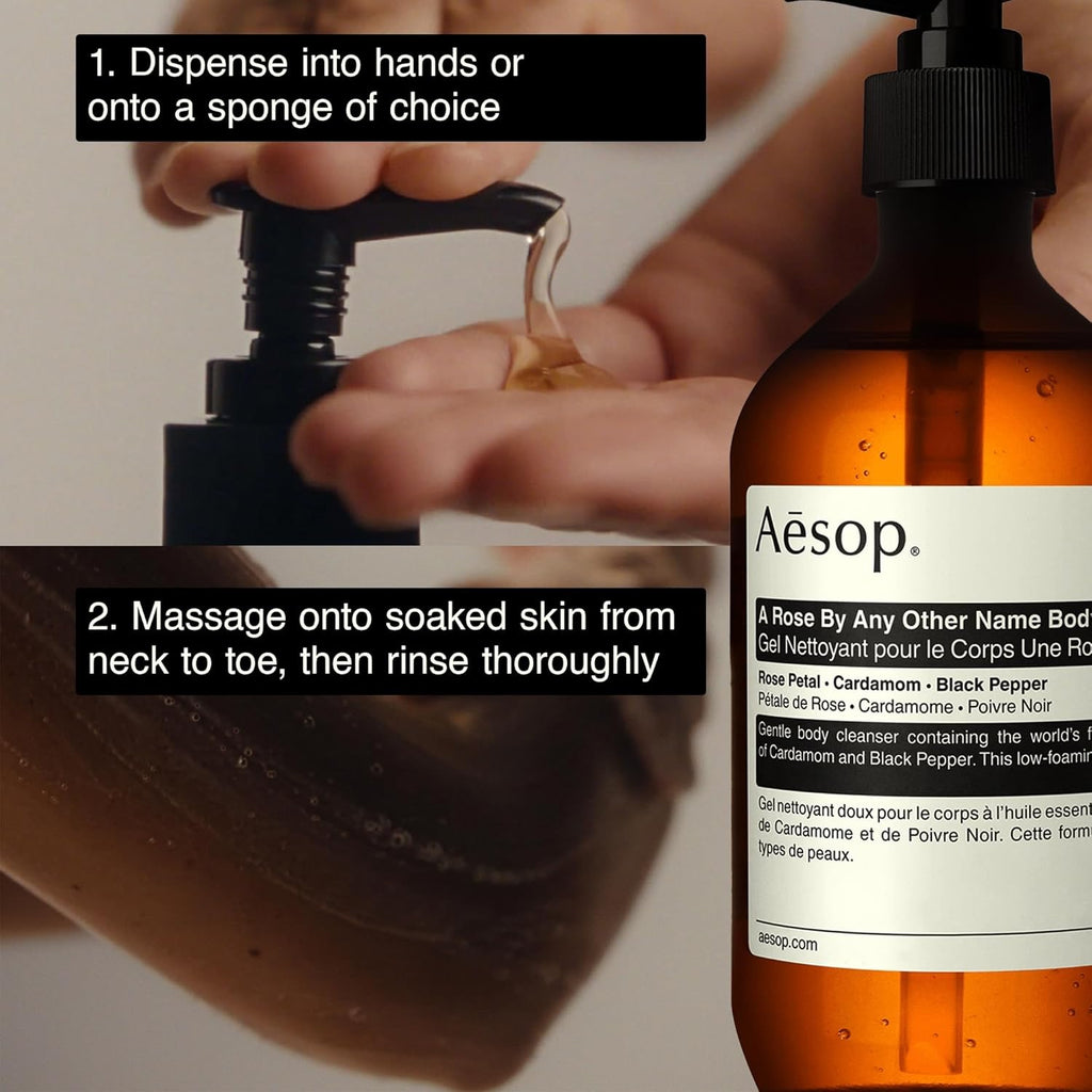 Aesop A Rose By Any Other Name Body Cleanser | 500 ml Botanical Shower Gel