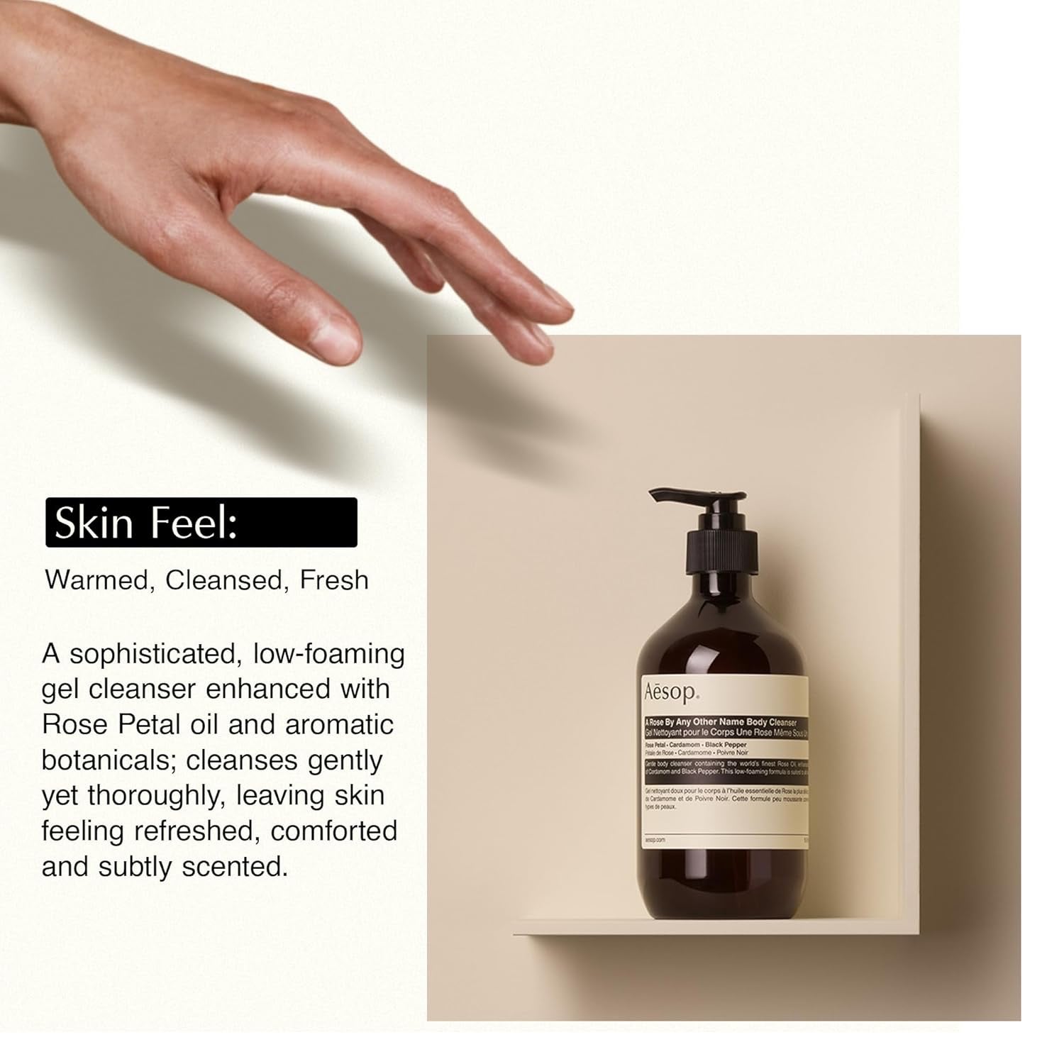 Aesop A Rose By Any Other Name Body Cleanser | 500 ml Botanical Shower Gel