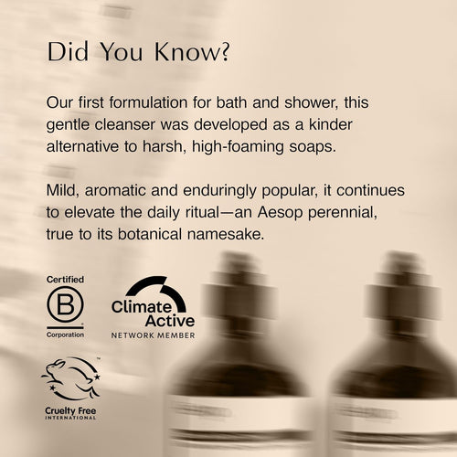 Aesop A Rose By Any Other Name Body Cleanser | 500 ml Botanical Shower Gel