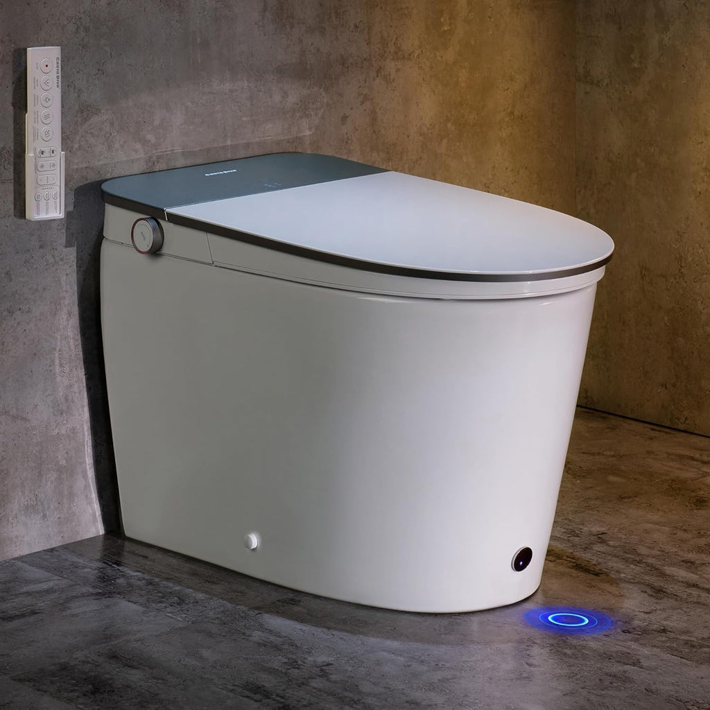 Casta Diva Smart Toilet with Bidet Built-In | Heated Seat, Auto Flush, Foam Dispenser & Tank System