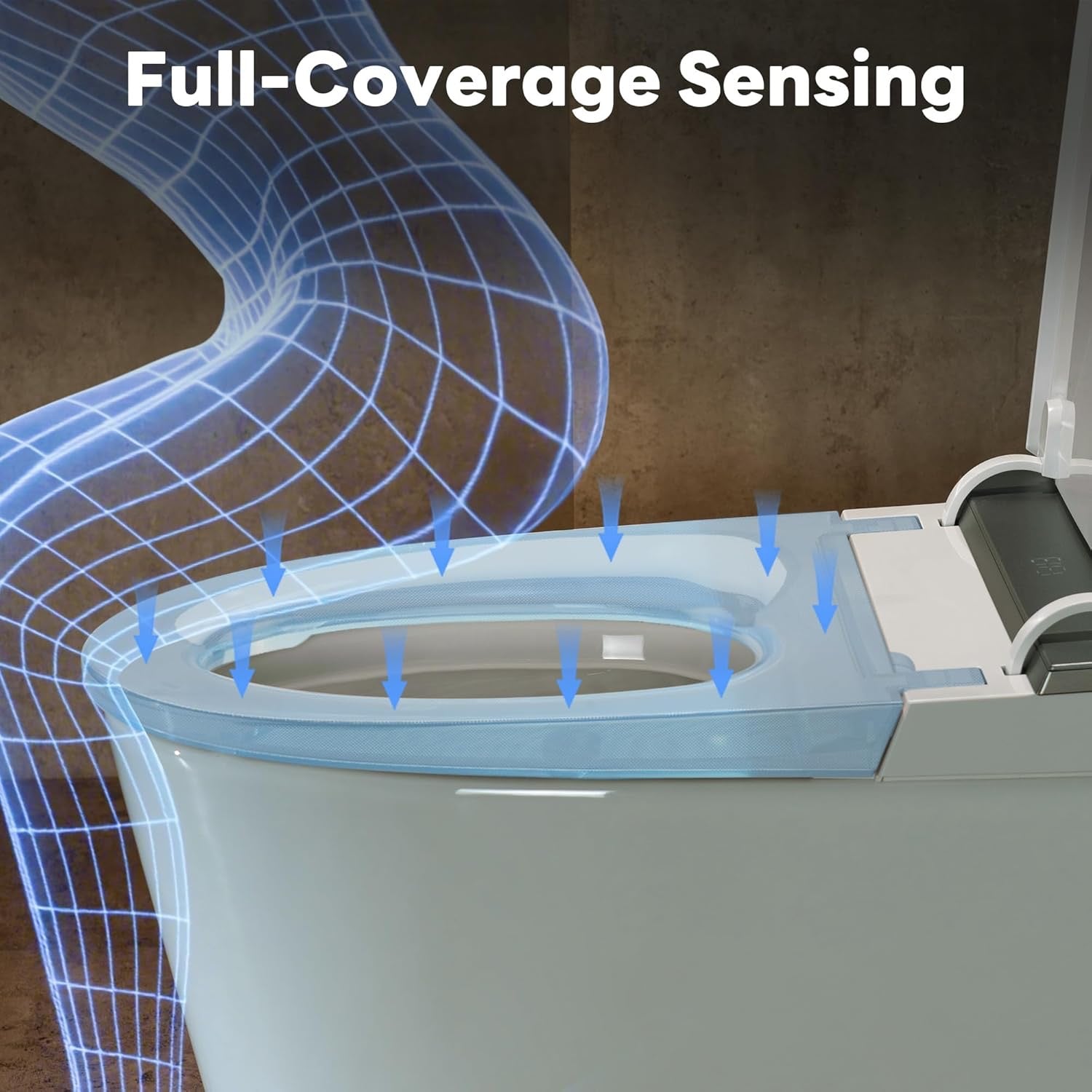 Casta Diva Smart Toilet with Bidet Built-In | Heated Seat, Auto Flush, Foam Dispenser & Tank System