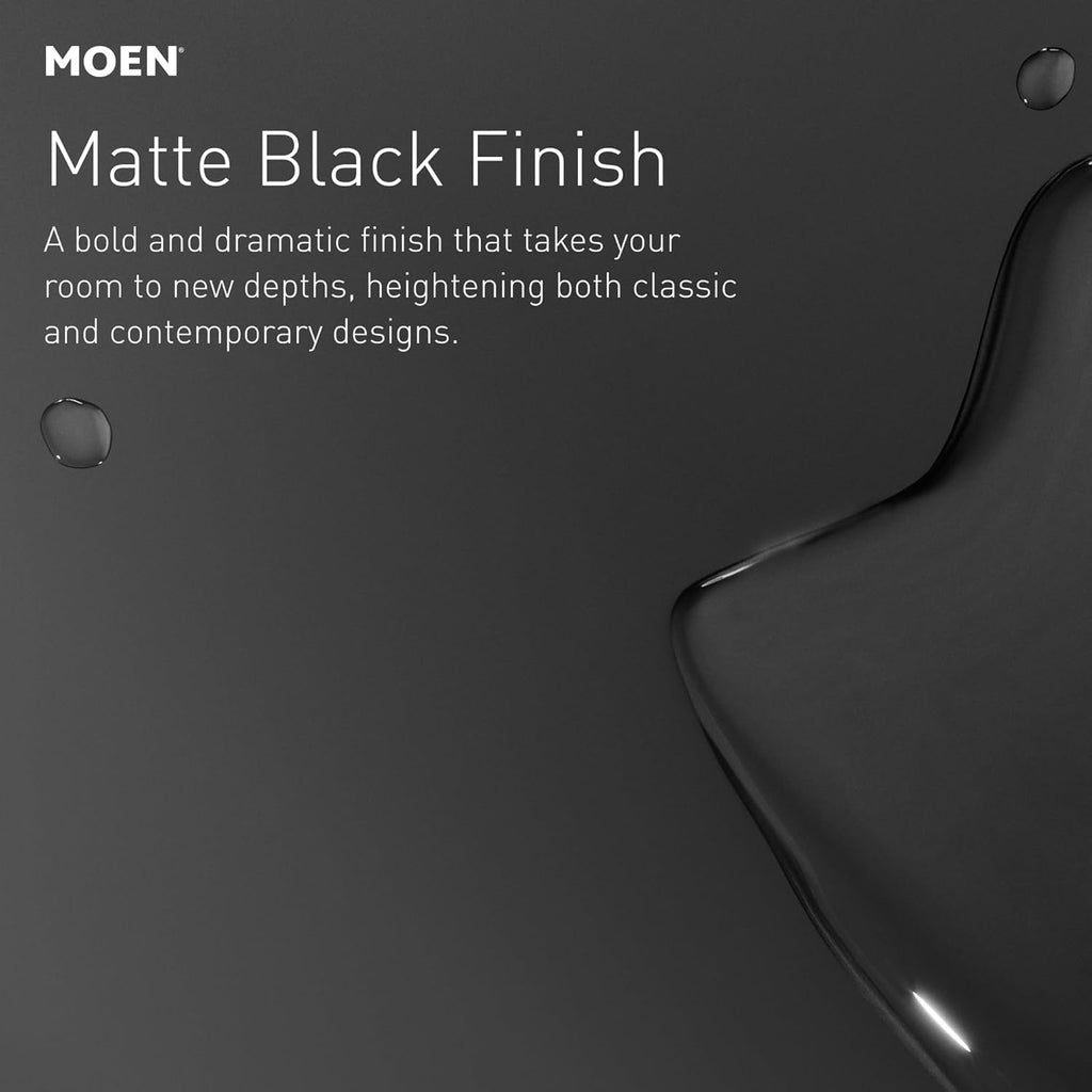 Moen Essie MotionSense Wave Touchless Kitchen Faucet Matte Black 87014EWBL | Pulldown Sprayer with Soap Dispenser & Power Clean