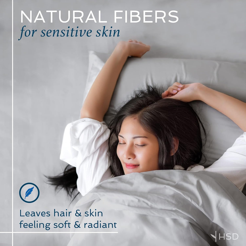Hotel Sheets Direct Bamboo Viscose Queen Sheet Set | Cooling Breathable 4-Piece Bed Sheets – White