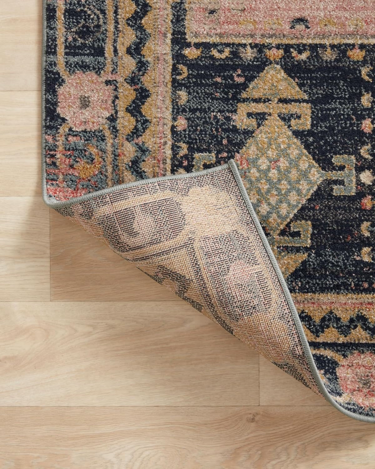 Loloi Jocelyn JOC-06 Area Rug | Rose 7'10" x 10' Vintage-Inspired Rug