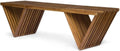 Christopher Knight Esme Outdoor Acacia Wood Bench | Teak Finish Patio & Garden Seating