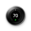 Google Nest Learning Thermostat (3rd Gen) T3016US | Smart Programmable Wi-Fi Thermostat in Black