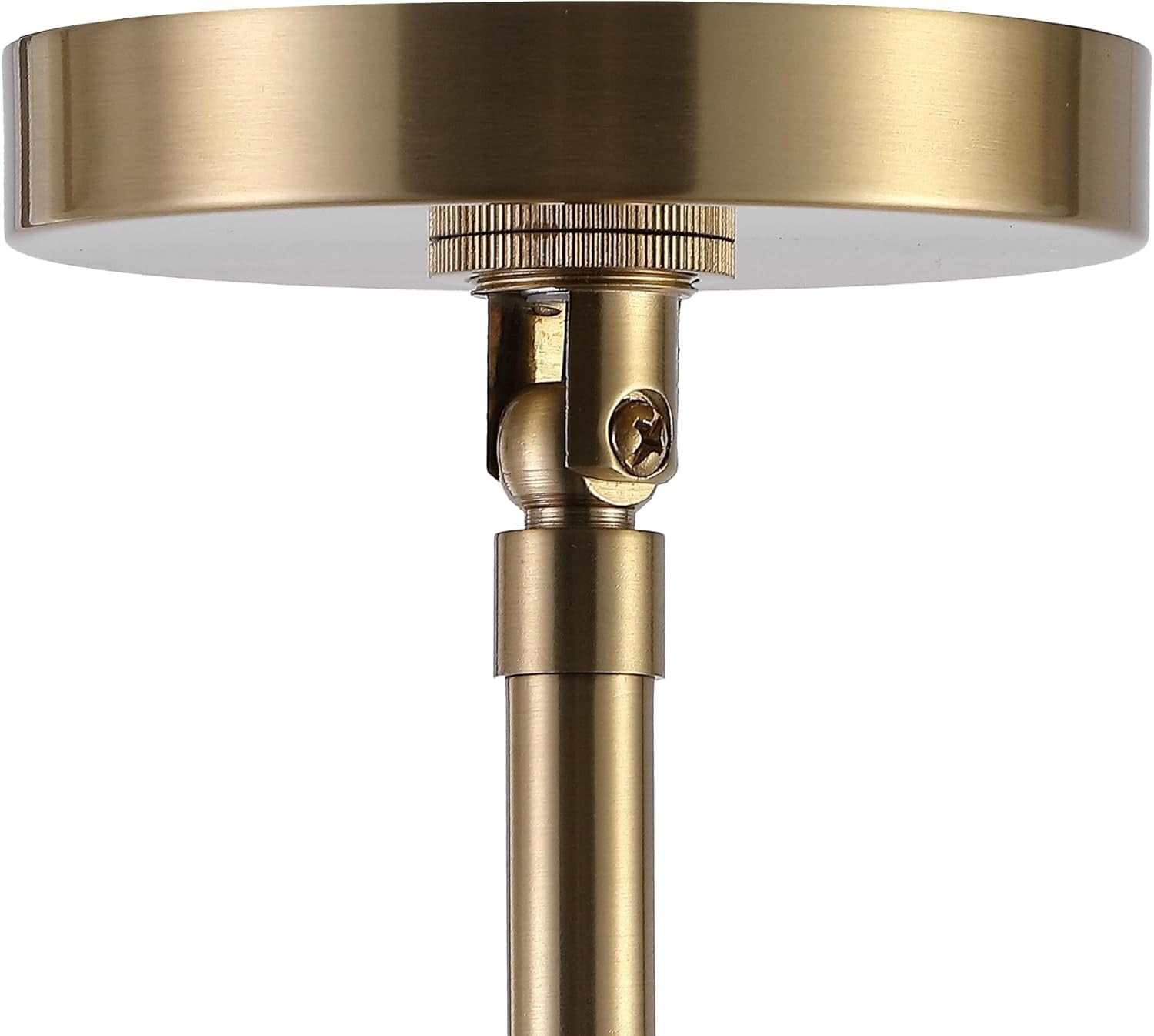 Raphaela Retro Gold & White Glass Globe Chandelier | Adjustable LED Statement Lighting