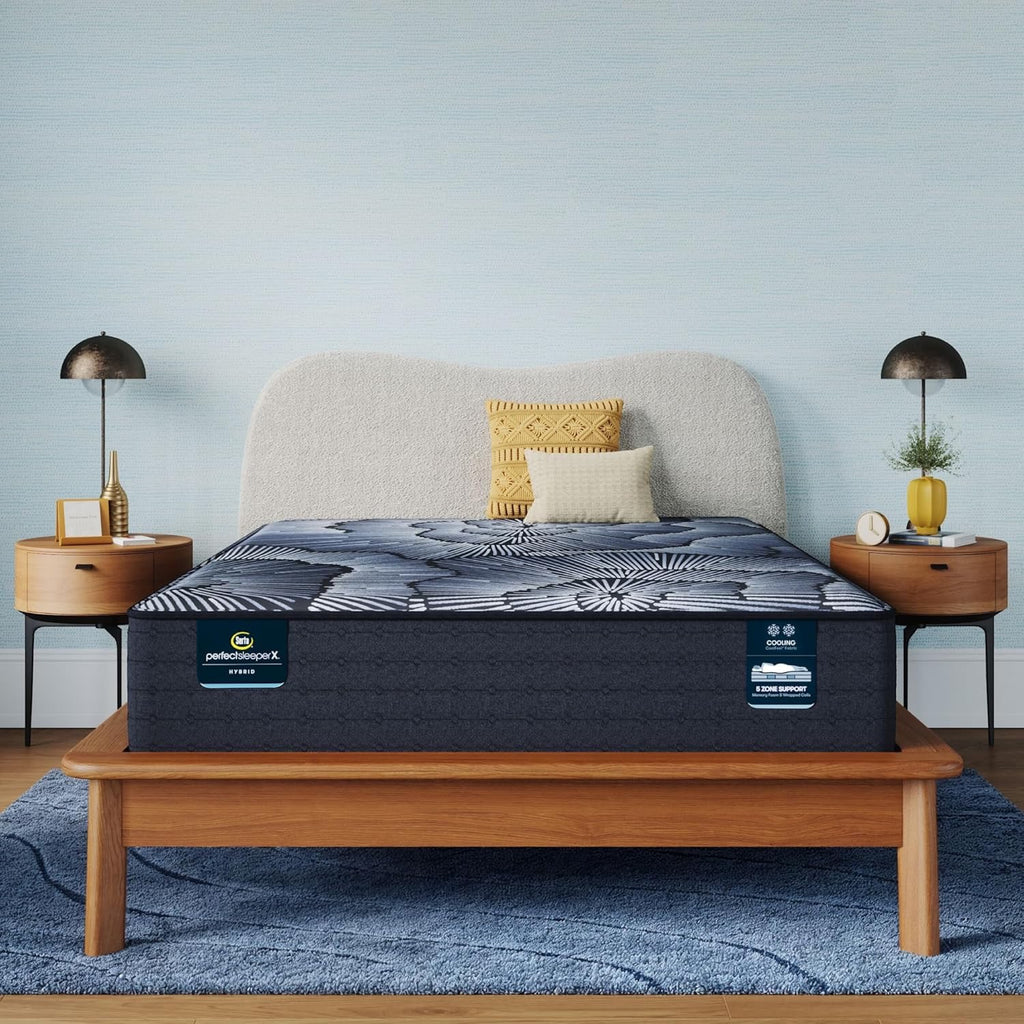 Serta Perfect Sleeper X – Kendall 13” Plush King Hybrid Mattress | Cooling + 5-Zone Support