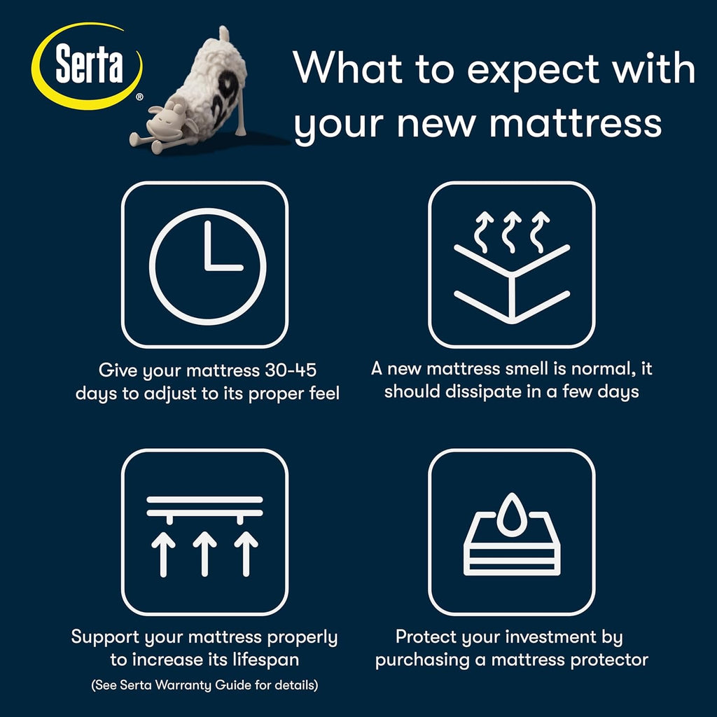 Serta Perfect Sleeper X – Kendall 13” Plush King Hybrid Mattress | Cooling + 5-Zone Support
