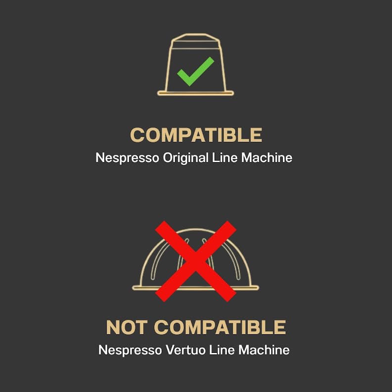 Nespresso Compatible Mixed Variety Coffee Pods (100 Count) | Italian Aluminum Capsules