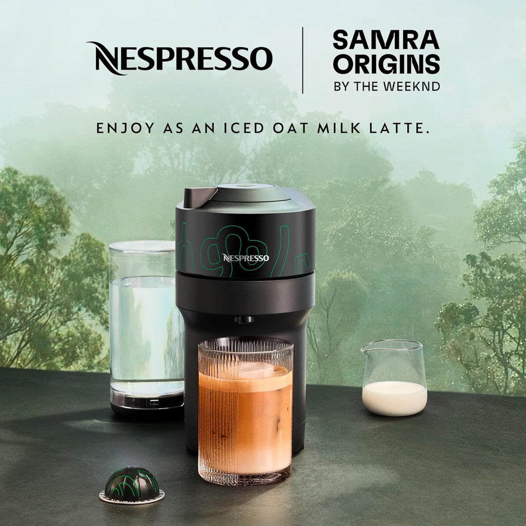 Nespresso Vertuo Pop+ Coffee & Espresso Maker by Breville | Samra Origins Edition (Metad Green)