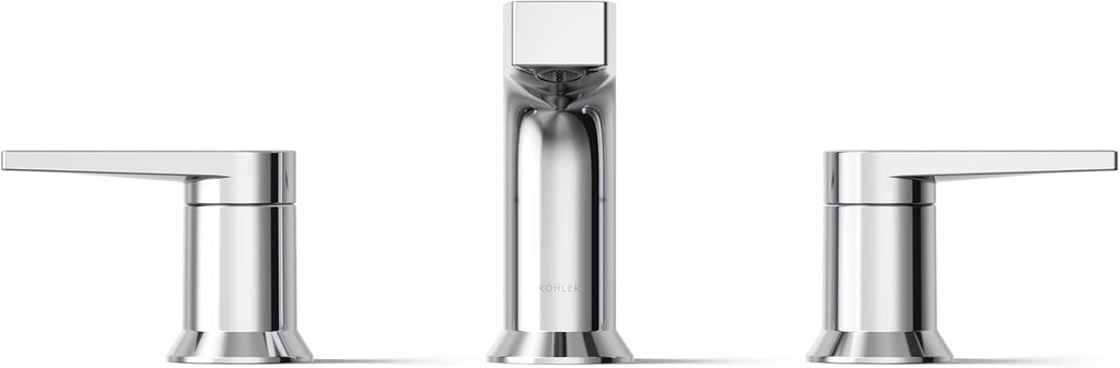 Kohler Taut® 8" Widespread Bathroom Faucet | Polished Chrome 1.2 GPM