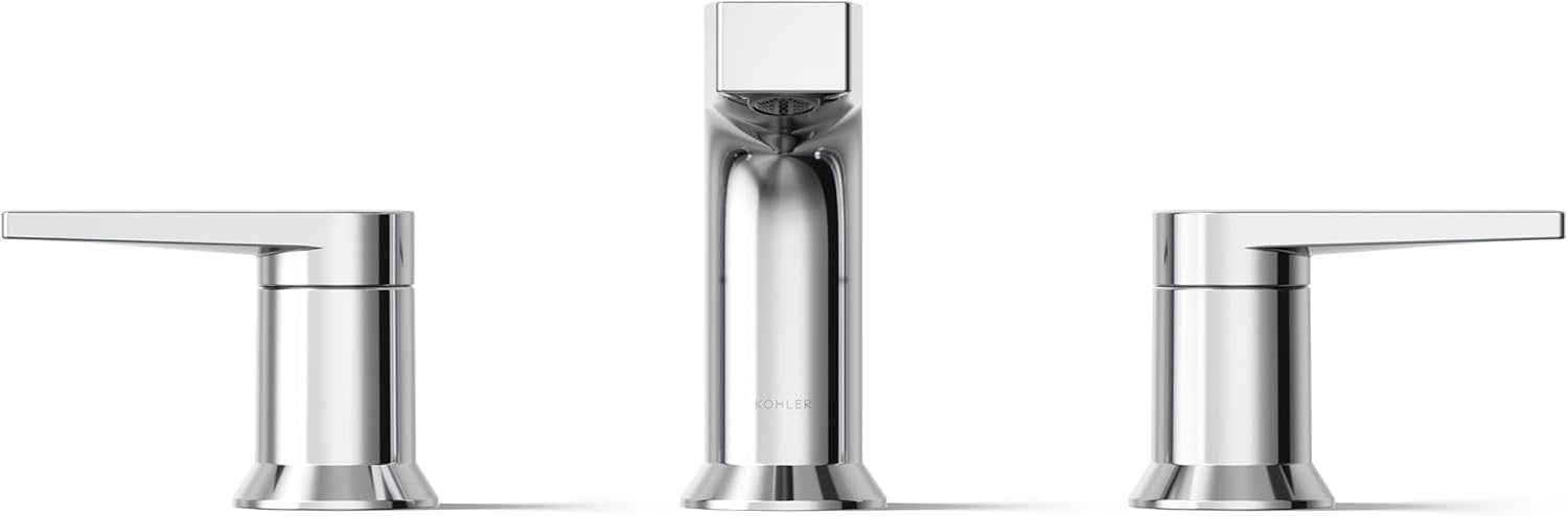 Kohler Taut® 8" Widespread Bathroom Faucet | Polished Chrome 1.2 GPM