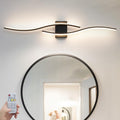 Daunton 40.5" Black LED Vanity Light | Dimmable Modern Wall Sconce with Remote Control