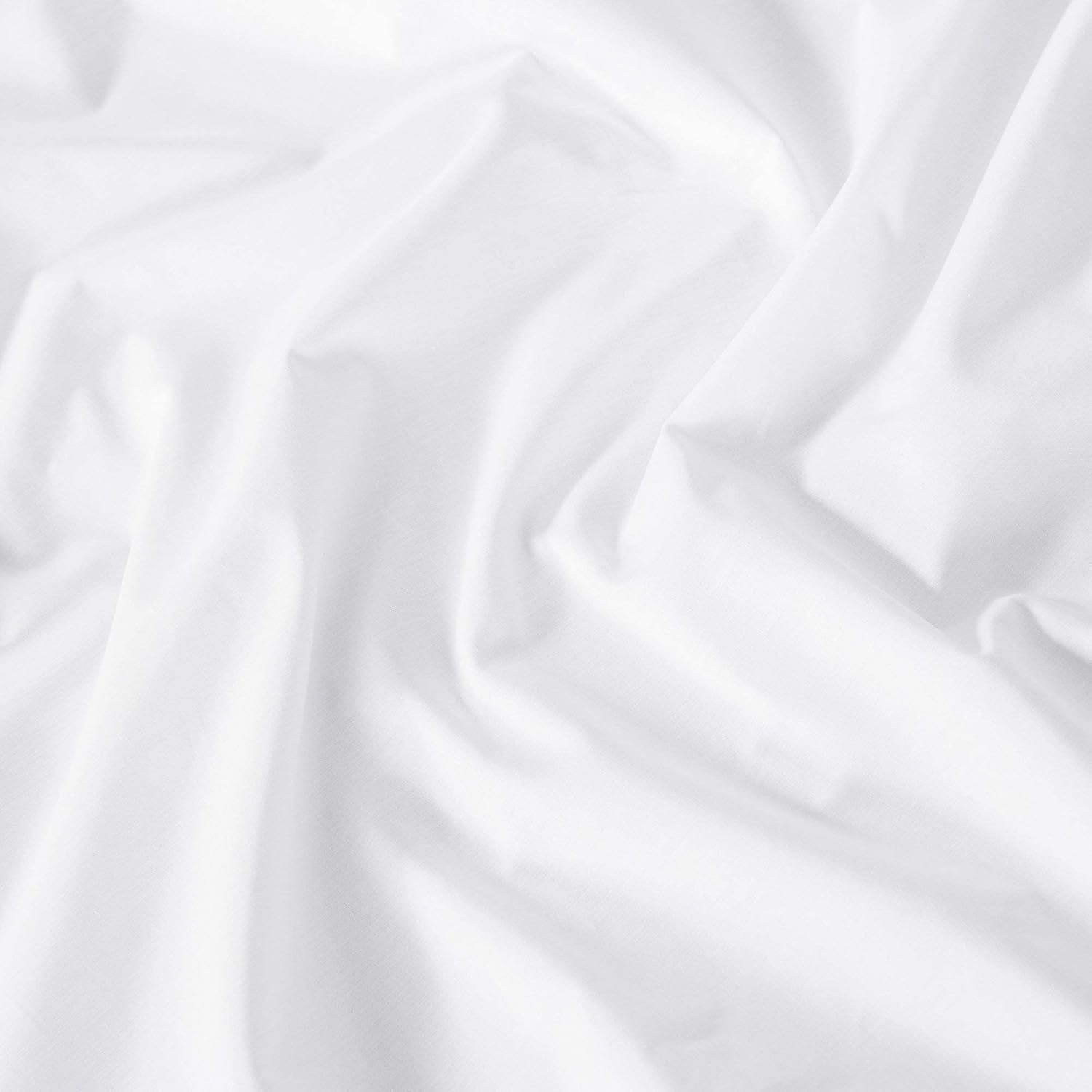 H by Frette Percale Classic Queen Sheet Set | Luxury All-White Hotel Bedding