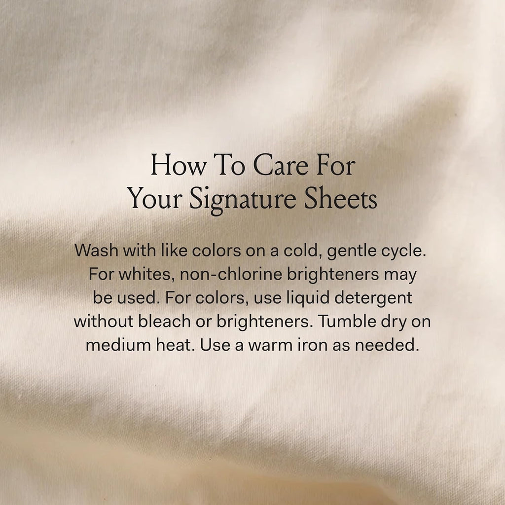 BOLL & BRANCH Signature Hemmed Sheet Set (King) | Organic Cotton Luxury Bedding (White)