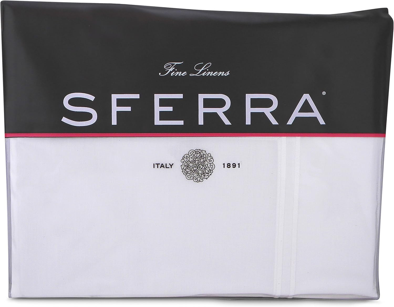 Sferra Grande Hotel Queen Sheet Set | Italian Percale Luxury Bedding with Satin Stitch