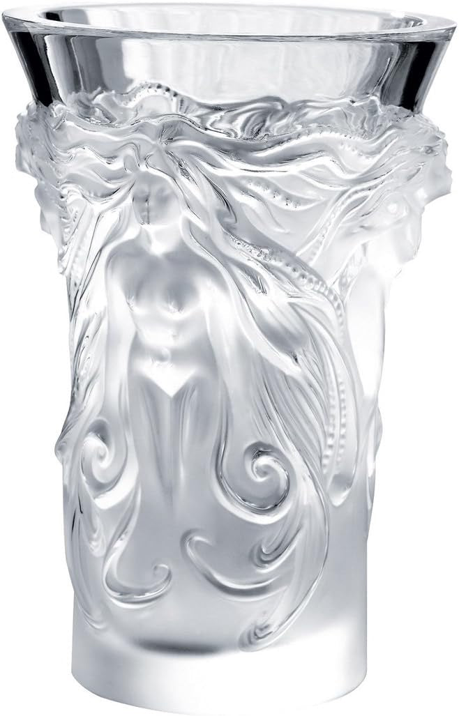 Lalique Fantasia Vase | Crystal Art Glass Decorative Vase