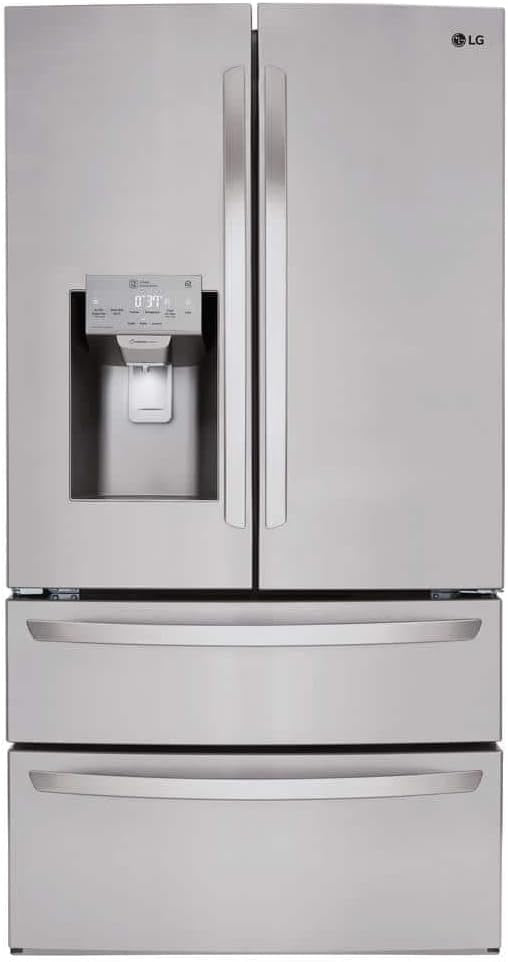LG LMXS28626S 28 Cu. Ft. 4-Door French Door Refrigerator | Stainless Steel Luxury Appliance