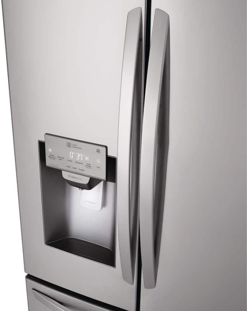 LG LMXS28626S 28 Cu. Ft. 4-Door French Door Refrigerator | Stainless Steel Luxury Appliance