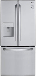 LG LFDS22520S French Door Refrigerator | Bottom Freezer with Water Dispenser (Stainless Steel)