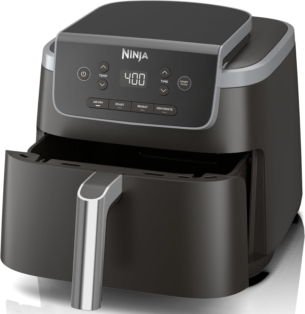 Ninja Air Fryer 5QT 4 in 1 AF141 Air Fry Roast Reheat Dehydrate 400F Nonstick Basket Easy Clean