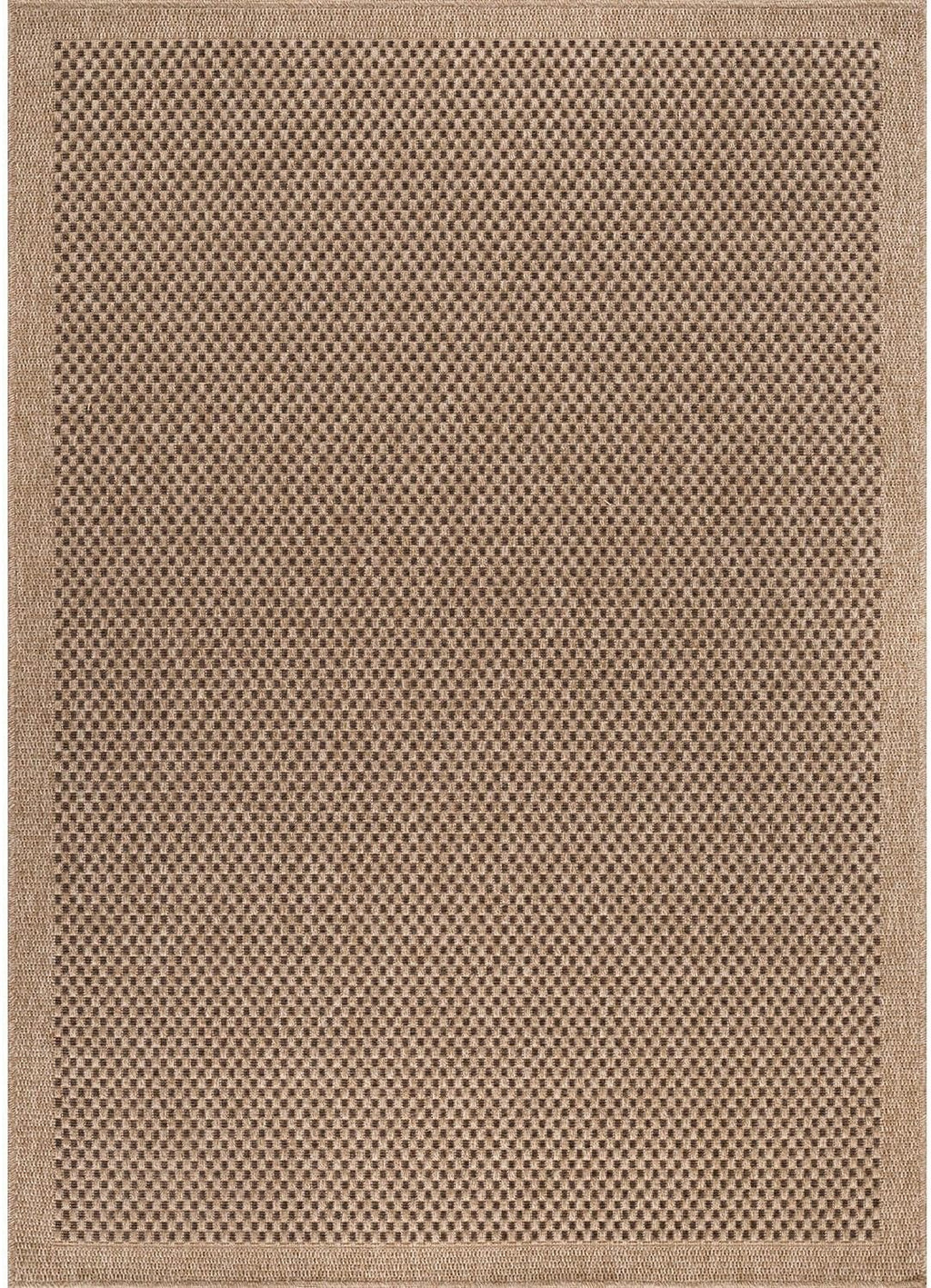 CAMILSON Easy Jute Area Rug 9x12 | Natural Fiber Boho Woven Indoor Outdoor Rug