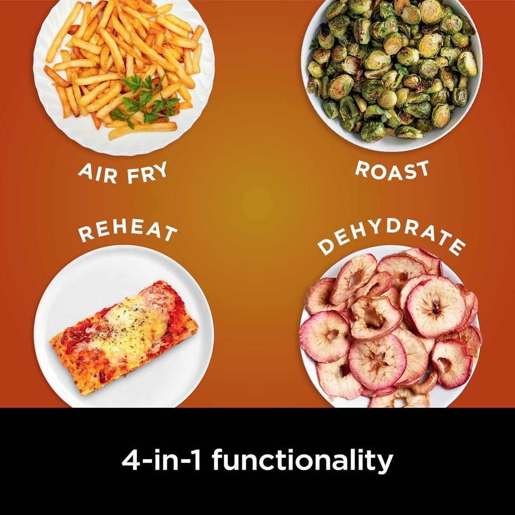Ninja Air Fryer 5QT 4 in 1 AF141 Air Fry Roast Reheat Dehydrate 400F Nonstick Basket Easy Clean