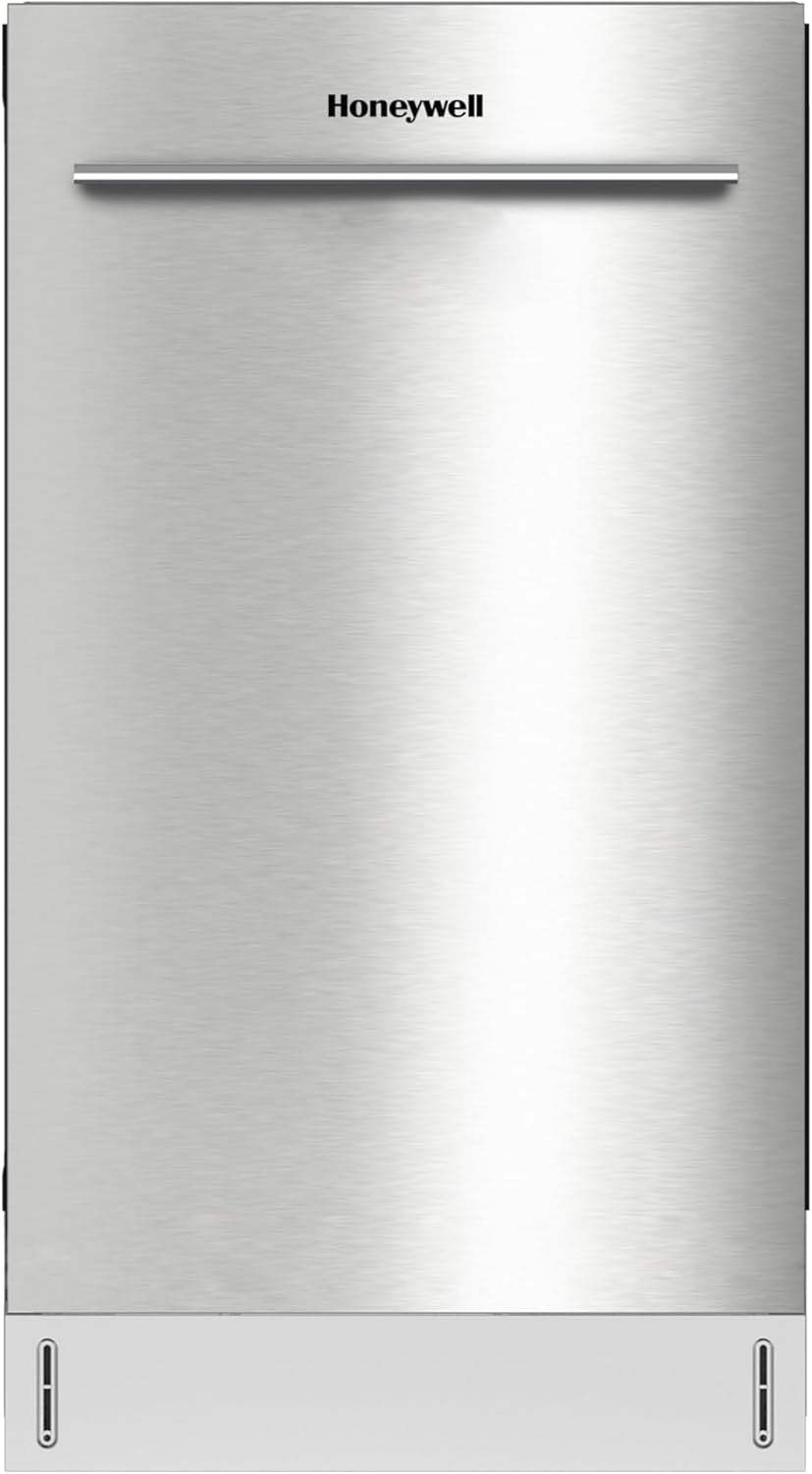 Honeywell 18″ Dishwasher | Compact Stainless Steel Dishwasher with 8 Place Settings