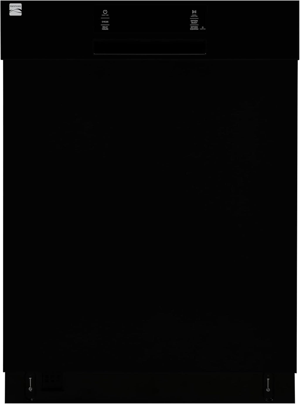 Kenmore 24″ Built-In Dishwasher | UltraWash & SmartWash with Sanitize Rinse (Black)