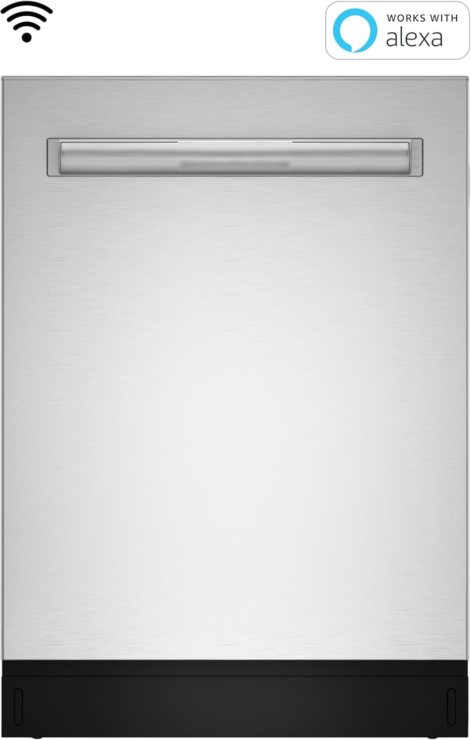 SHARP SDW6767HS Smart Dishwasher | Alexa Compatible with LED Interior & Adjustable Third Rack (Stainless Steel)