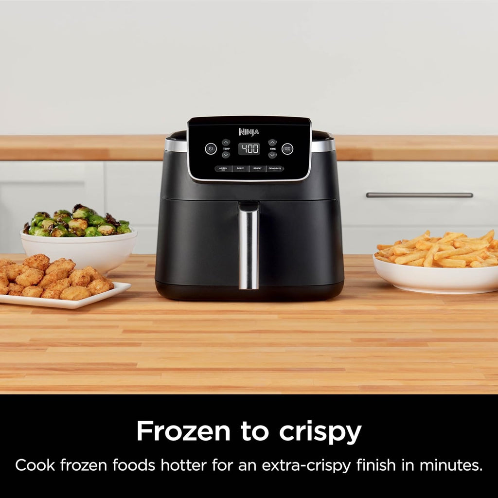 Ninja Air Fryer 5QT 4 in 1 AF141 Air Fry Roast Reheat Dehydrate 400F Nonstick Basket Easy Clean