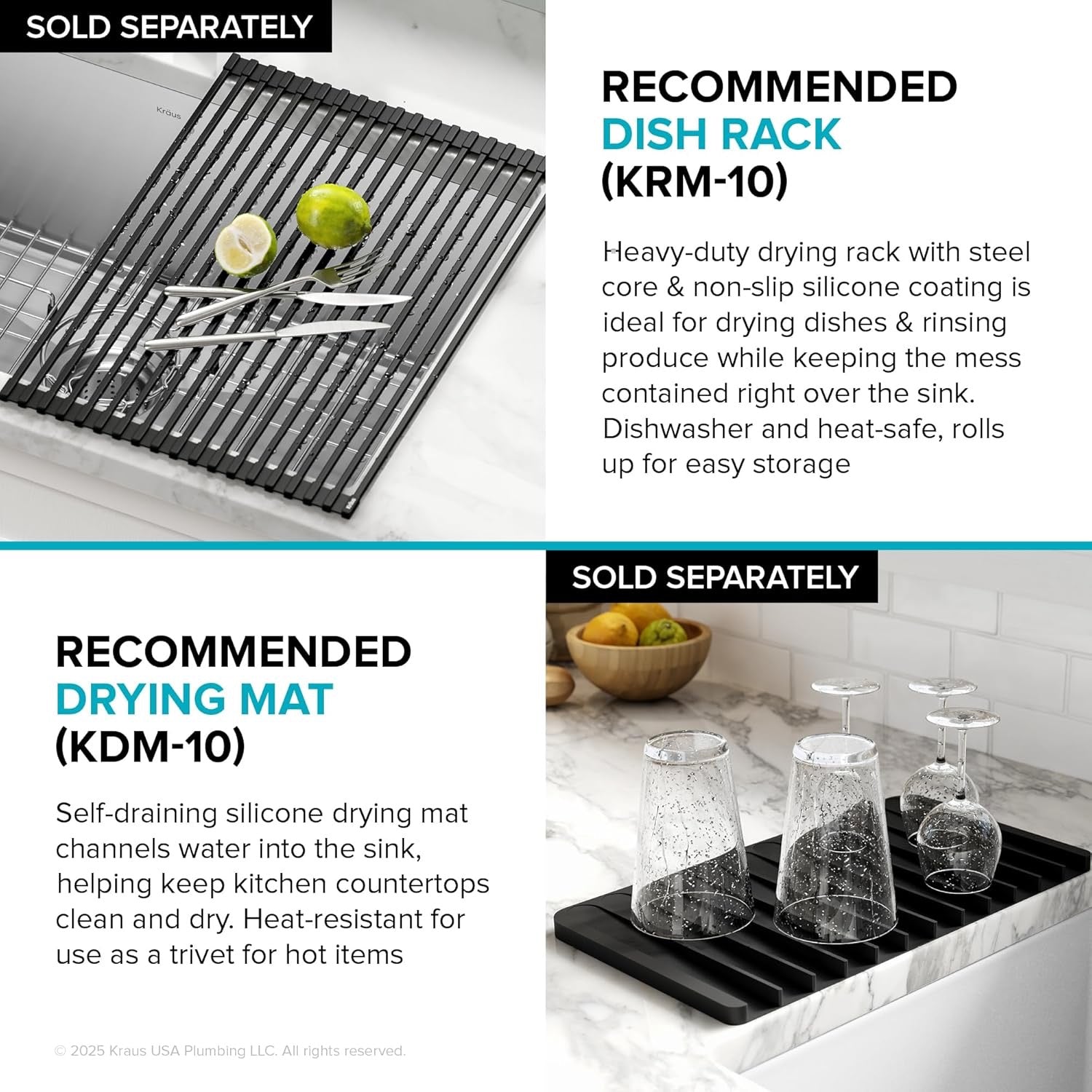KRAUS Standart Pro 30″ Undermount Kitchen Sink | Single Bowl 16-Gauge Stainless Steel