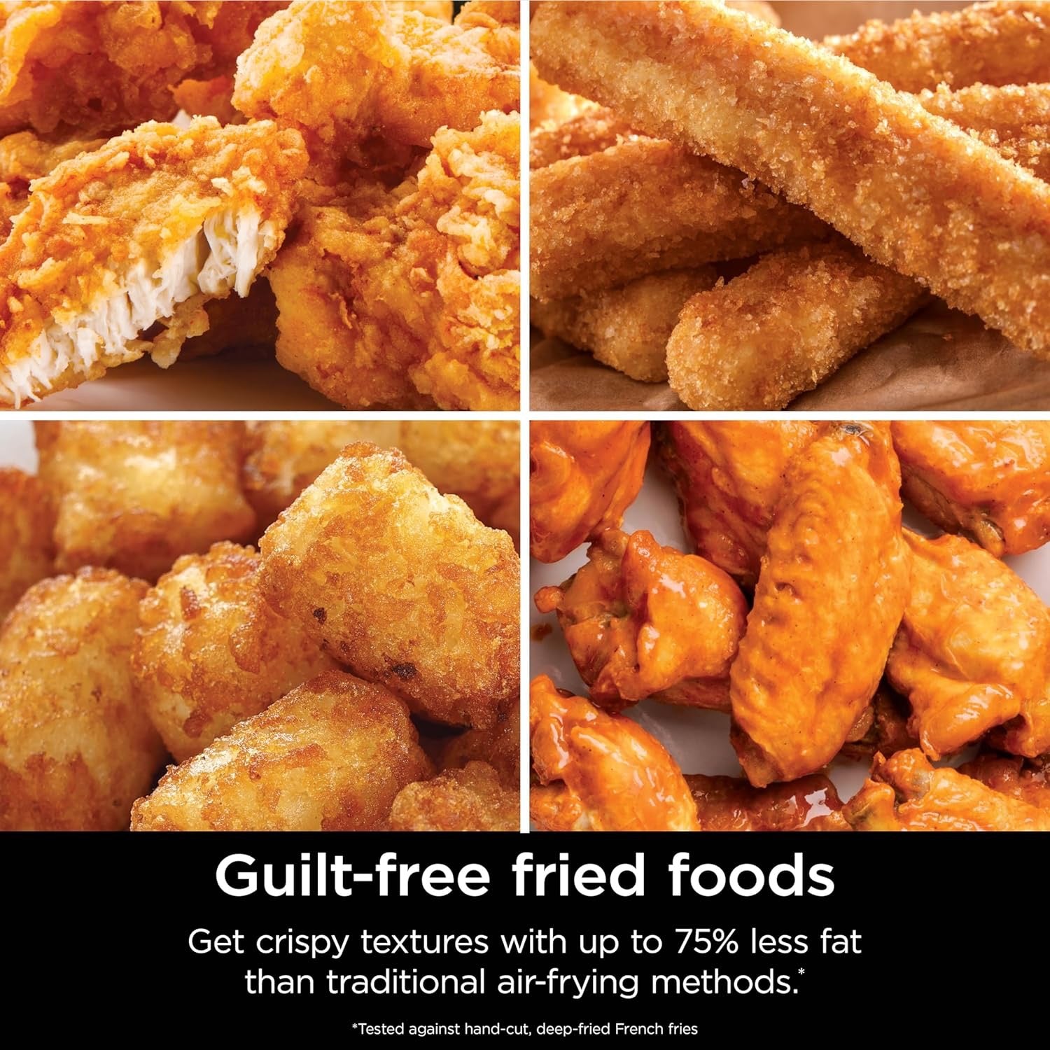 Ninja Air Fryer 5QT 4 in 1 AF141 Air Fry Roast Reheat Dehydrate 400F Nonstick Basket Easy Clean