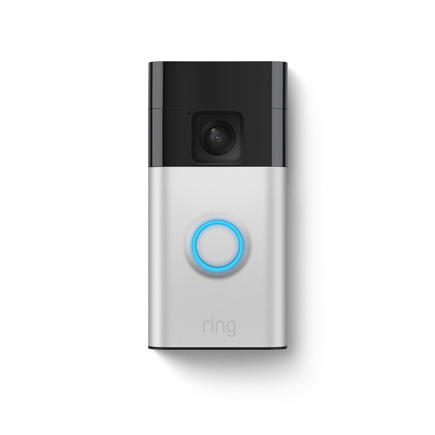 Ring Battery Doorbell | Smart Wi-Fi Video Doorbell with Head-to-Toe HD Video (Satin Nickel)