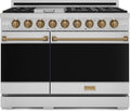 Gordon Ramsay by THOR Kitchen 48″ Professional Liquid Propane Range | Tilt Panel Touch Control (Stainless Steel/Bronze)