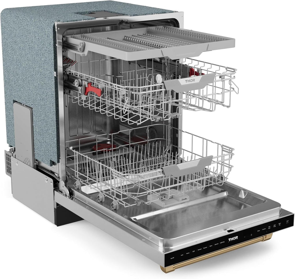 Gordon Ramsay by THOR Kitchen 24" Dishwasher | Stainless Steel/Bronze Luxury Built-In Dishwasher