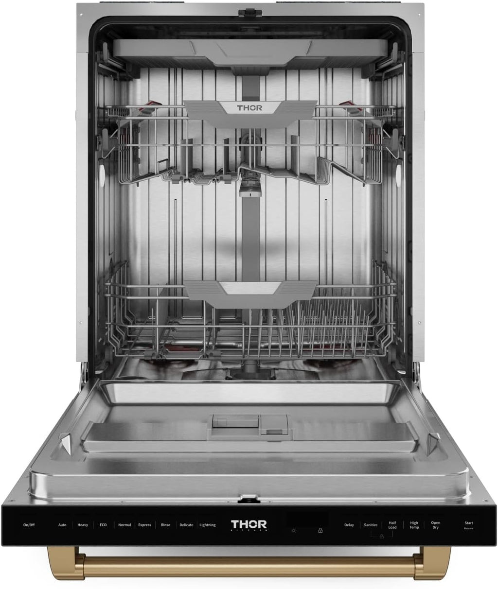 Gordon Ramsay by THOR Kitchen 24" Dishwasher | Stainless Steel/Bronze Luxury Built-In Dishwasher