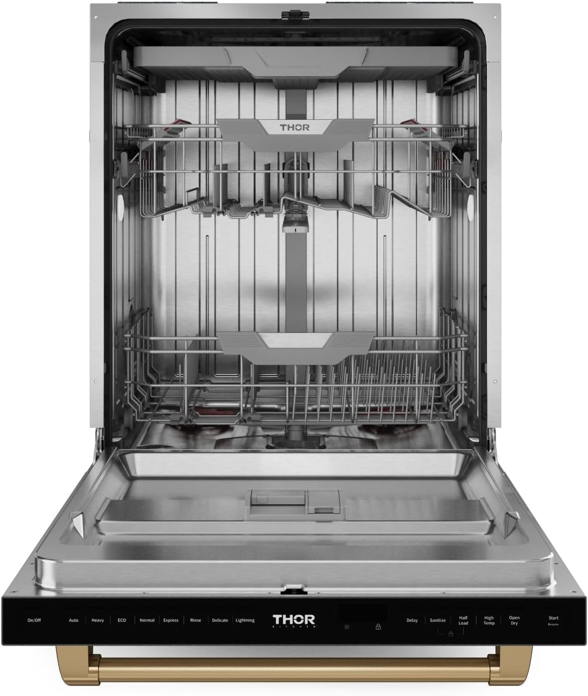 Gordon Ramsay by THOR Kitchen 24" Dishwasher | Stainless Steel/Bronze Luxury Built-In Dishwasher
