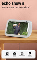 Amazon Echo Show 5 Smart Display | Alexa-Enabled 5" Smart Home Display (Glacier White)